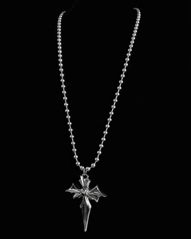 beaded bat cross