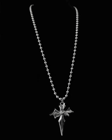 beaded bat cross